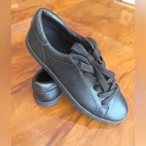 Men’s Coach ✔️Black Leather Lace-Up Sneakers new no box